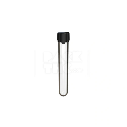 120mm aviator cr tube clear natural black cap 500 count