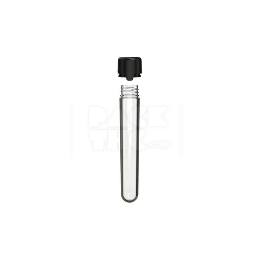120mm aviator cr tube clear natural black cap 500 count