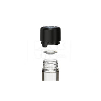 120mm aviator cr tube clear natural black cap 500 count