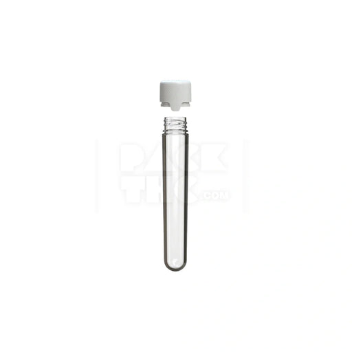 120mm aviator cr tube clear natural white cap 500 count