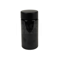 120 mm MULTI PACK PRE-ROLL PET JAR - BLACK WITH BLACK LID  - (100 Count)