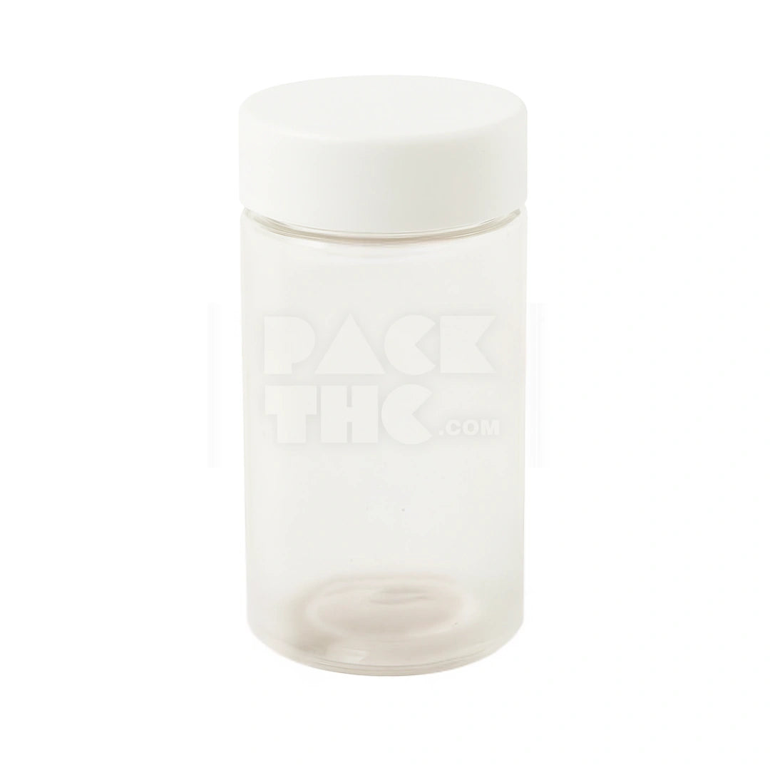 120 mm multi pack pre roll pet jar clear with white lid