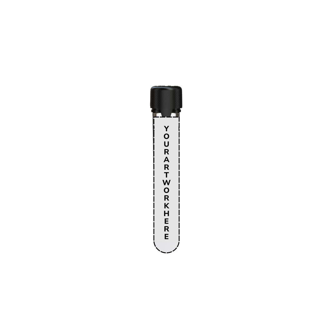 image 120mm aviator cr blunt tube clear black cap