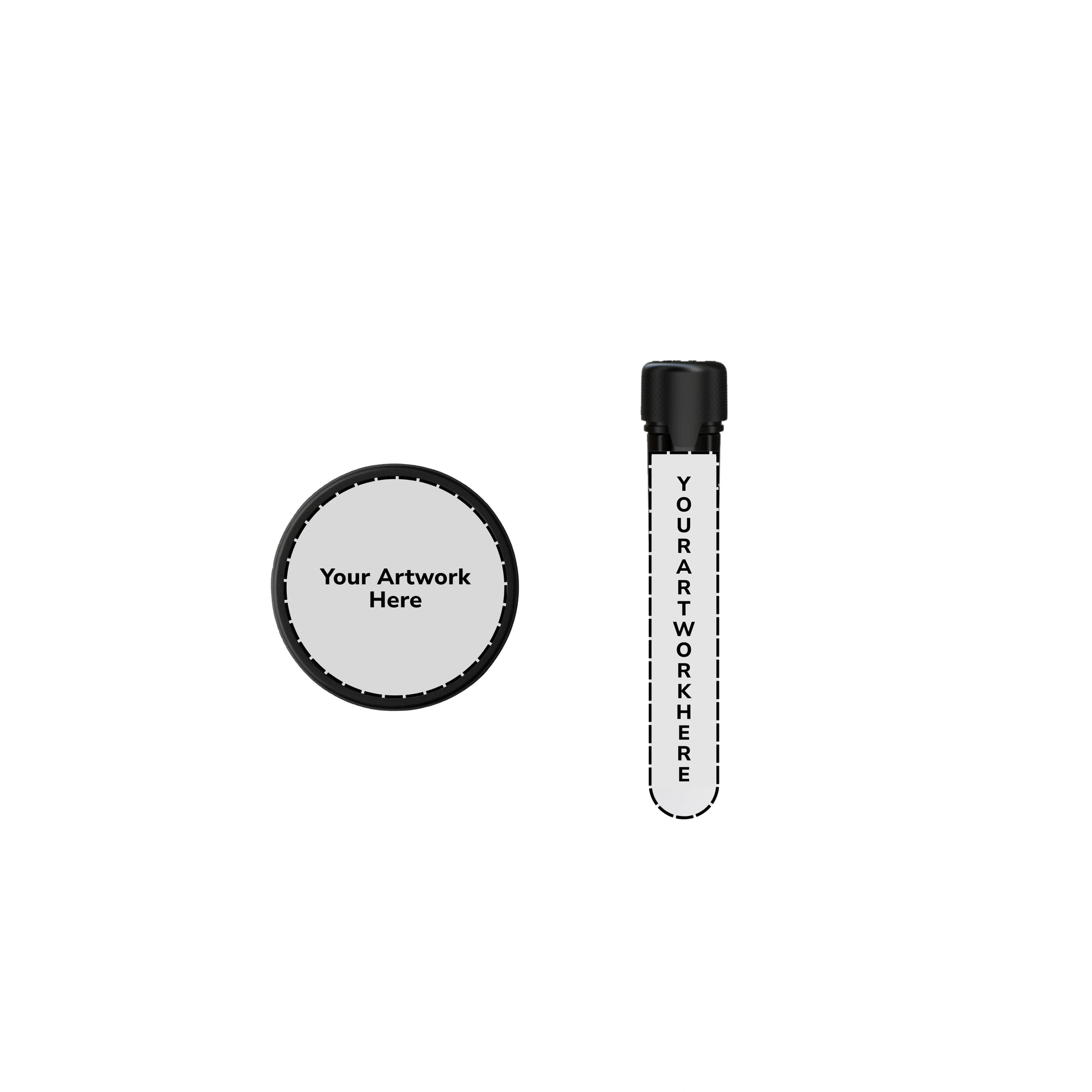 120mm aviator cr blunt tube opaque black