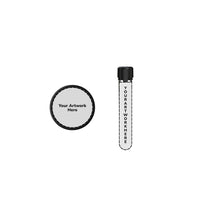 120mm aviator cr blunt tube clear black cap