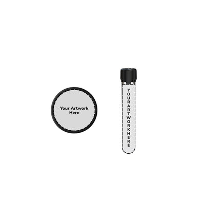 Chubby Gorilla 120mm Aviator CR Plastic Blunt Tubes – Clear with Black Cap