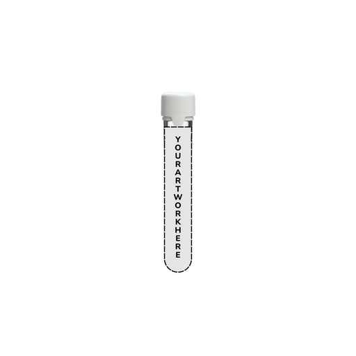 120mm aviator cr blunt tube clear white cap