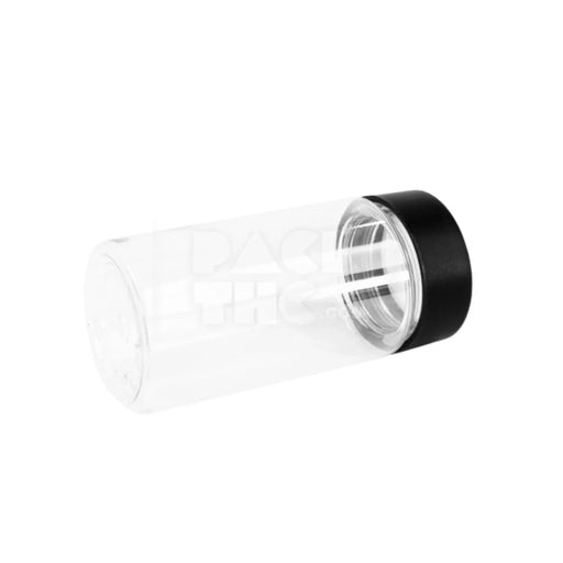120 mm multi pack pre roll pet jar clear with black lid