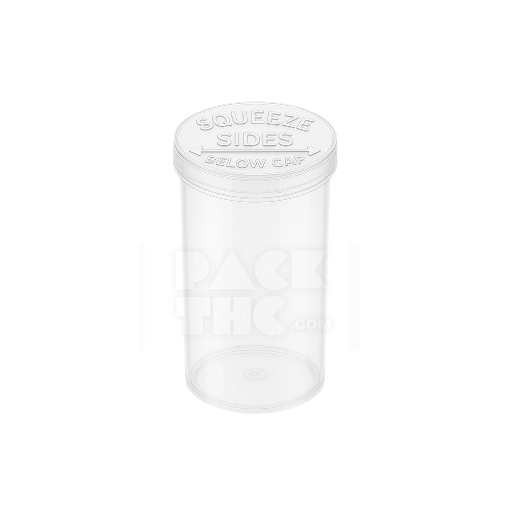 13 dram pop top vial clear