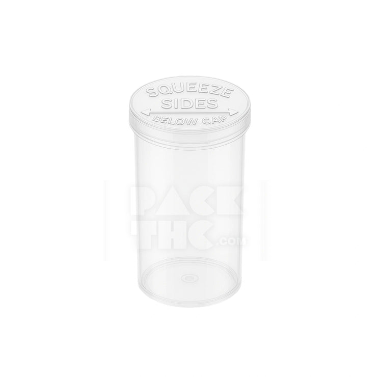 13 dram pop top vial clear