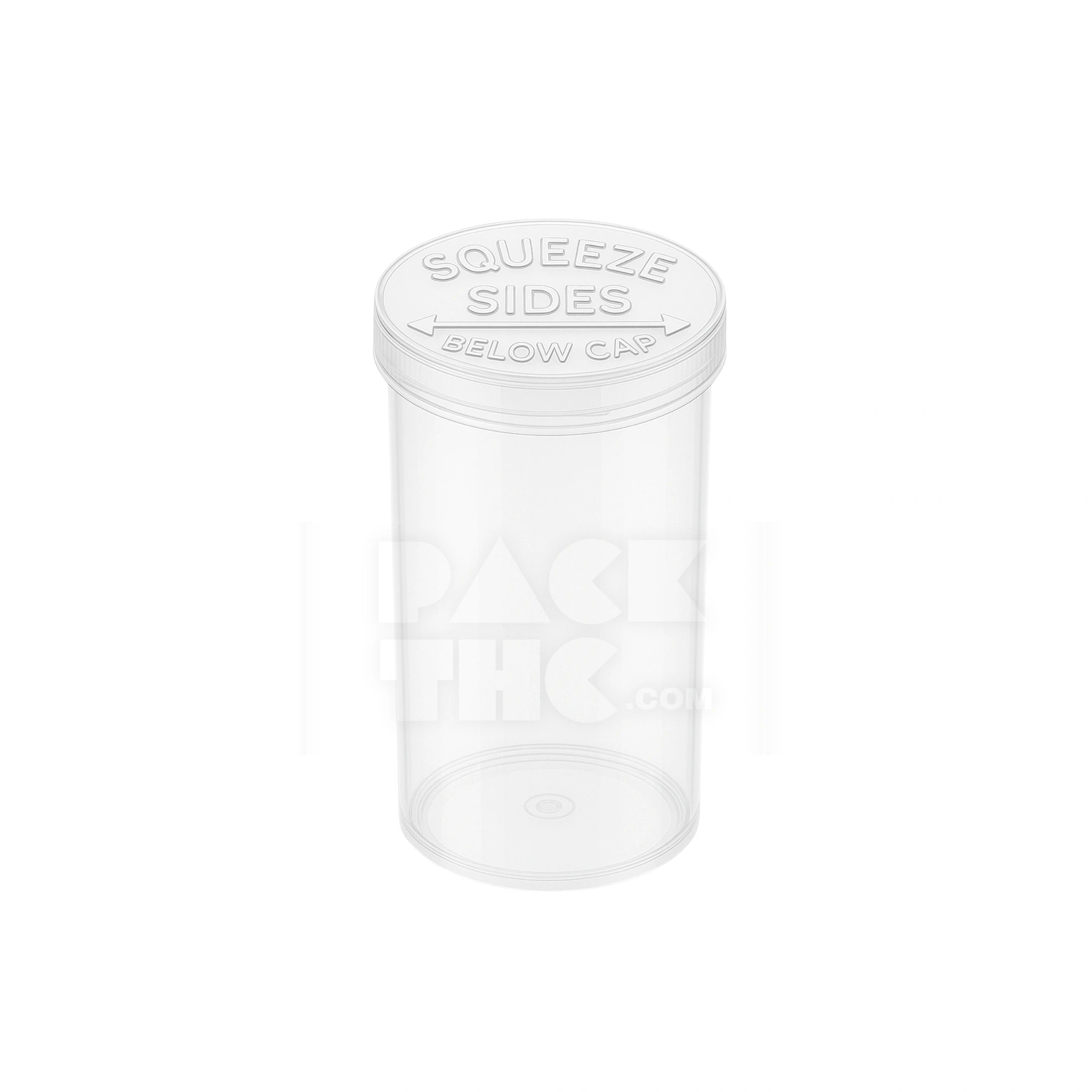 13 dram pop top vial clear