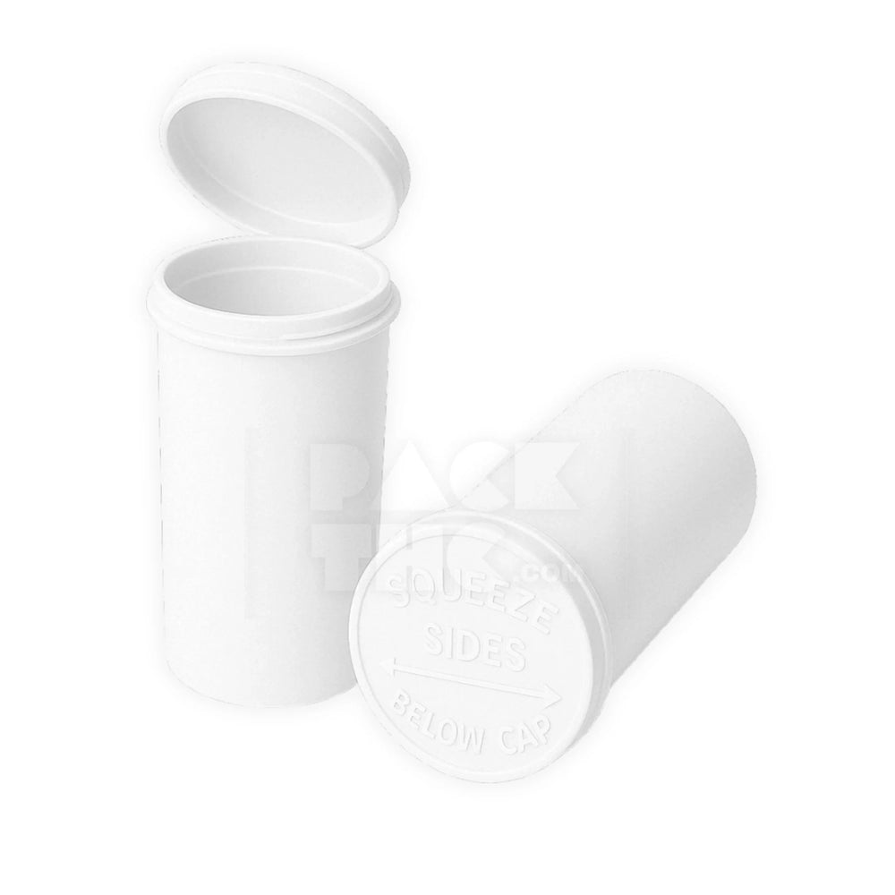 13 dram pop top vial white