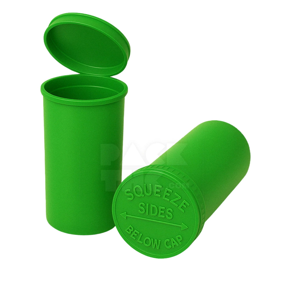 13 dram pop top vial green