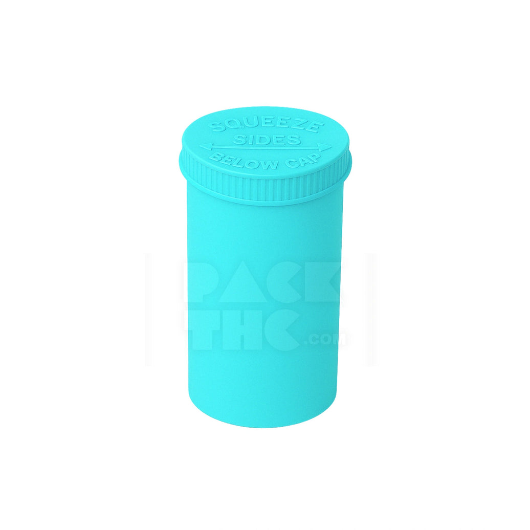 13 DRAM POP TOP VIAL - AQUA BLUE - (315 COUNT) Pack THC