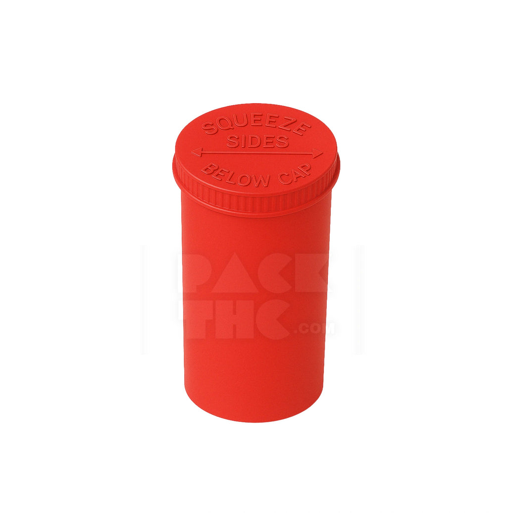 13 DRAM POP TOP VIAL - RED - (315 COUNT) Pack THC