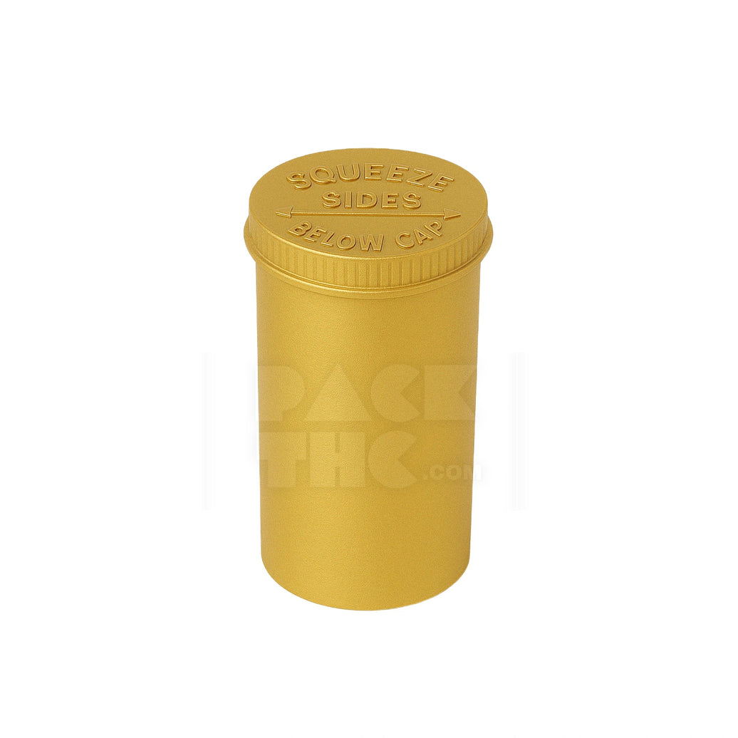 13 DRAM POP TOP VIAL - GOLDEN - (315 COUNT) Pack THC