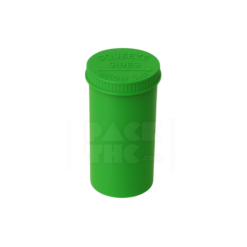13 DRAM POP TOP VIAL - GREEN - (315 COUNT) Pack THC