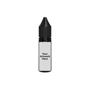 15ml unicorn bottle opaque black