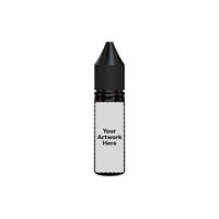 15ml unicorn bottle opaque black
