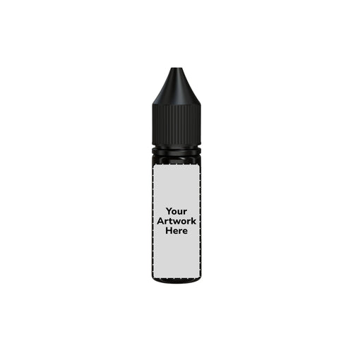 15ml unicorn bottle opaque black