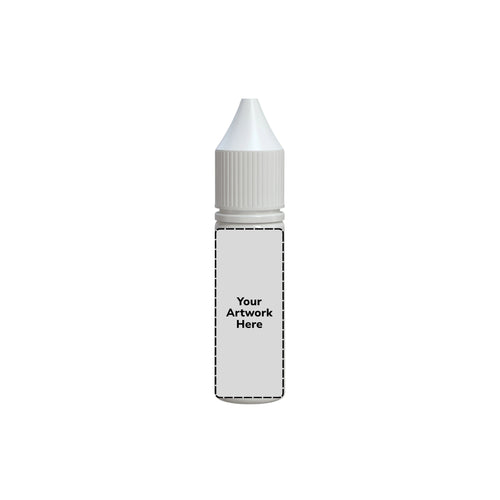15ml unicorn bottle opaque white