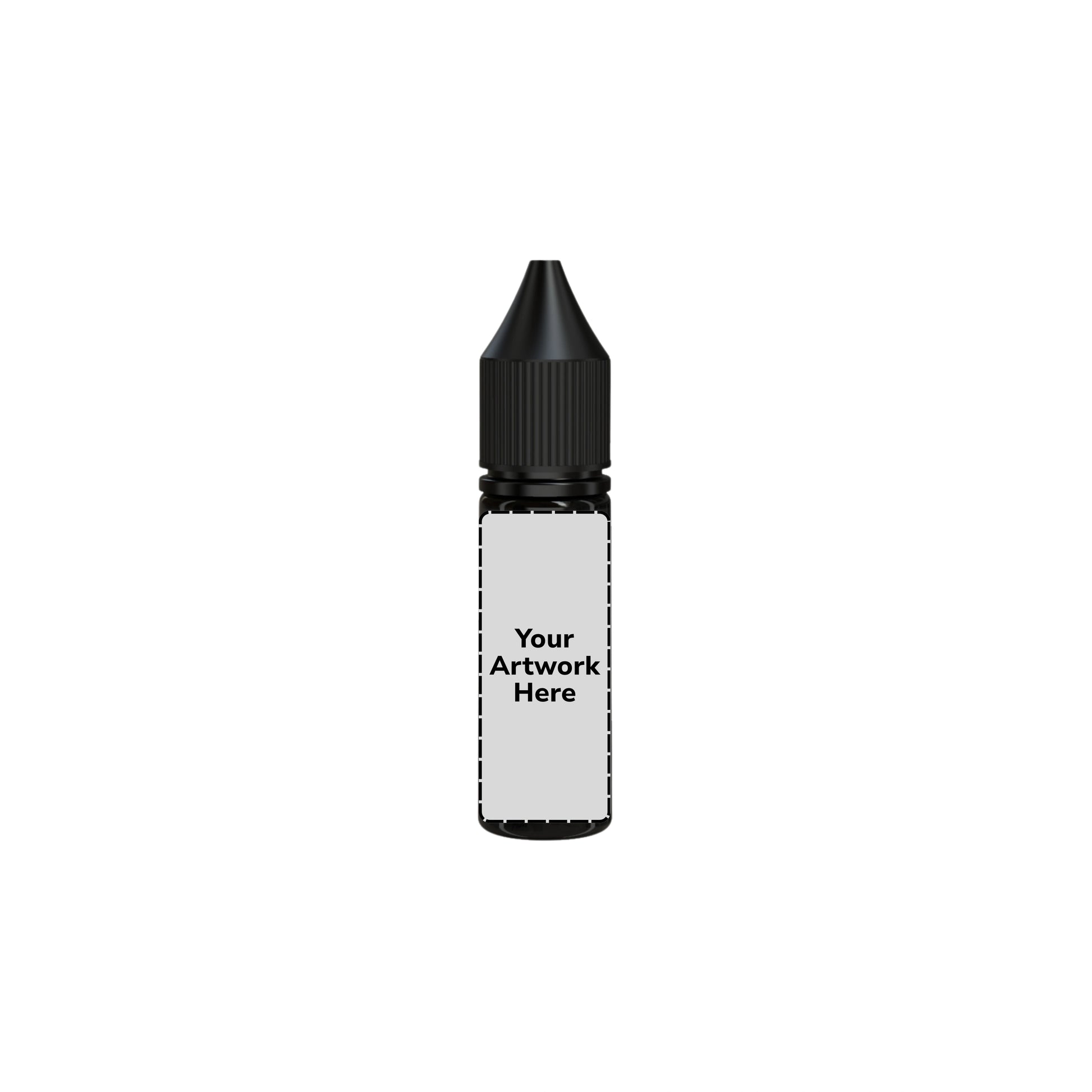 15ml unicorn bottle translucent black