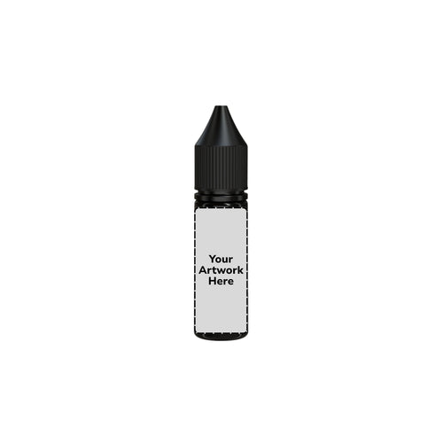 15ml unicorn bottle translucent black