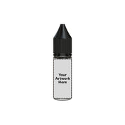 15ml unicorn bottle clear black cap