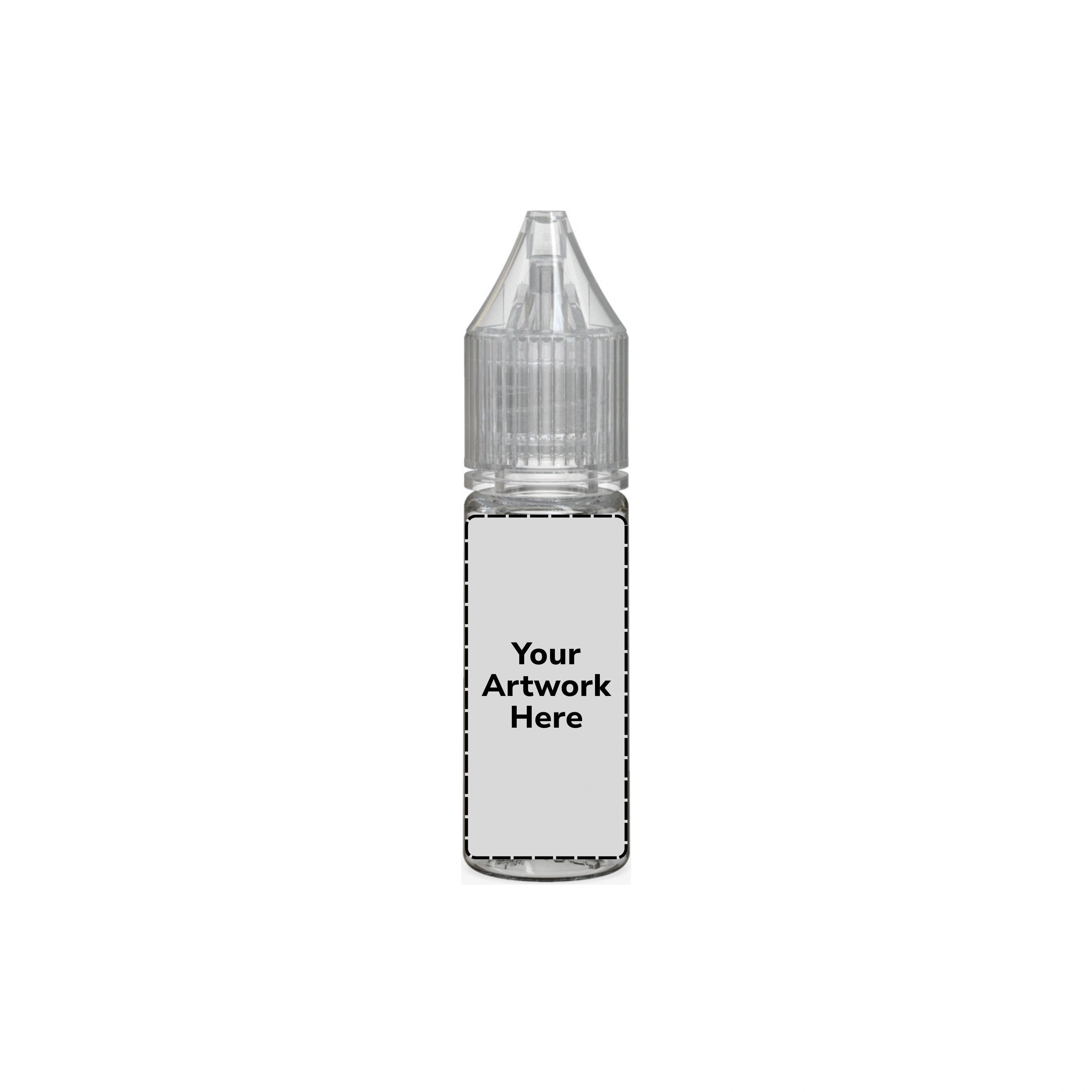 15ml unicorn bottle clear clear cap