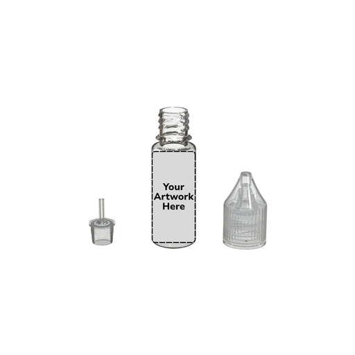 15ml unicorn bottle clear clear cap