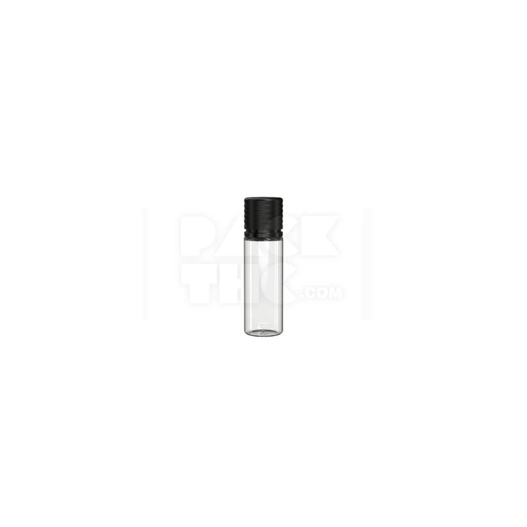 16.5ml spiral cr bottle clear natural black cap 1000 count