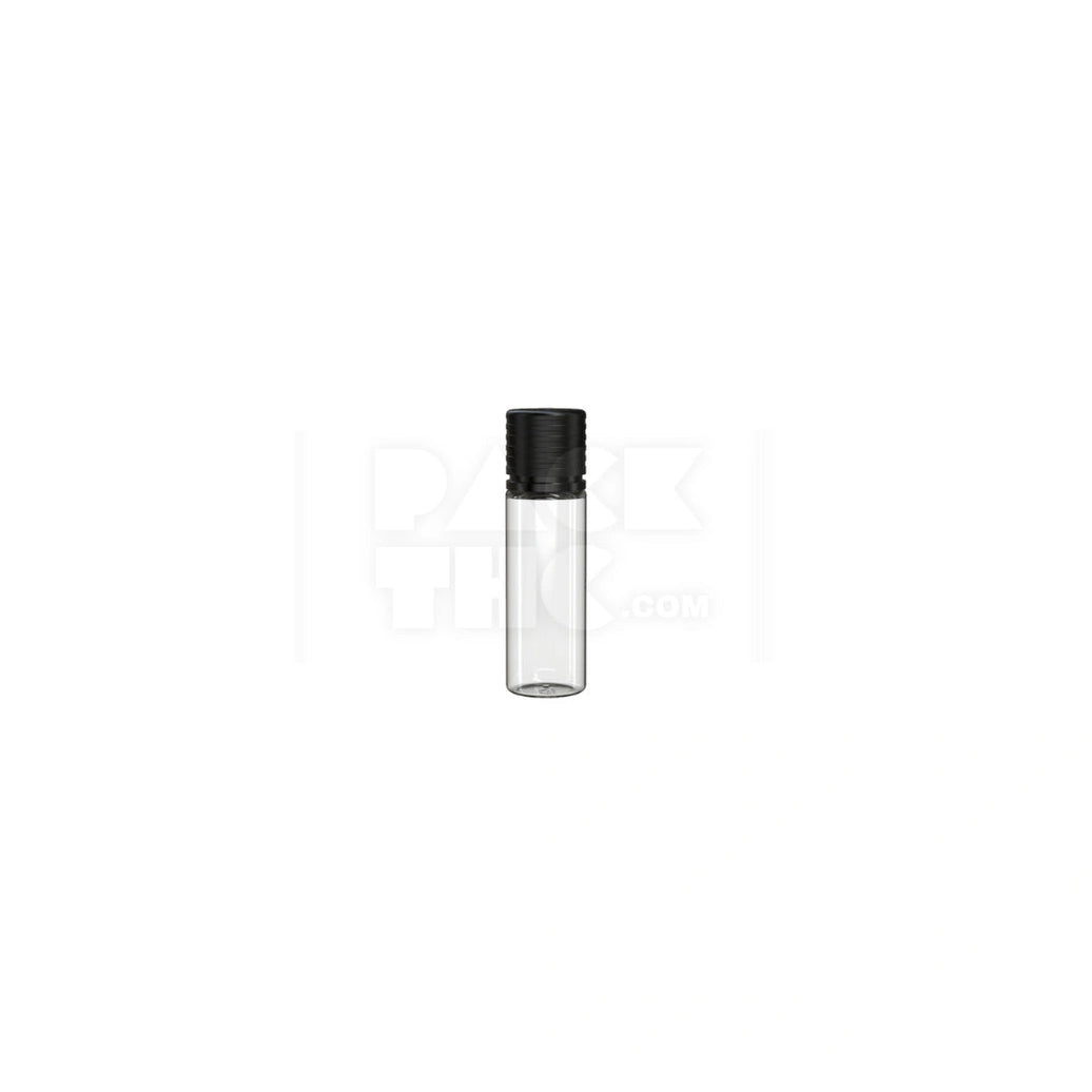 16.5ml spiral cr bottle clear natural black cap 1000 count