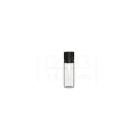 16.5ml spiral cr bottle clear natural black cap 1000 count