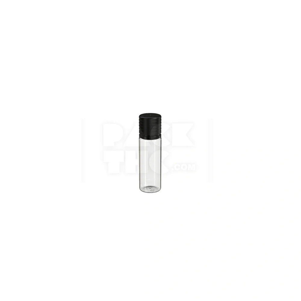 16.5ml spiral cr bottle clear natural black cap 1000 count