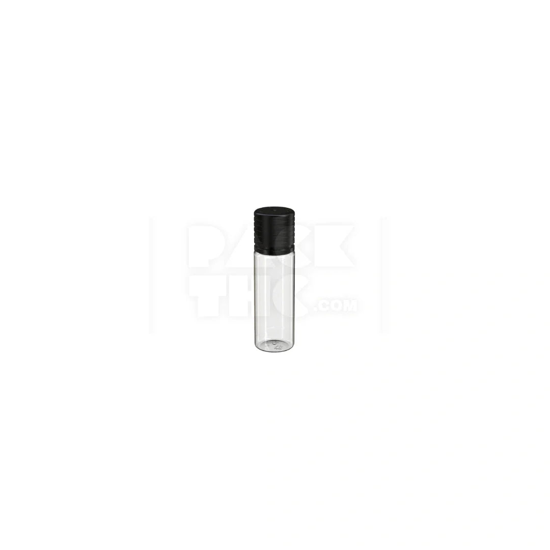 16.5ml spiral cr bottle clear natural black cap 1000 count