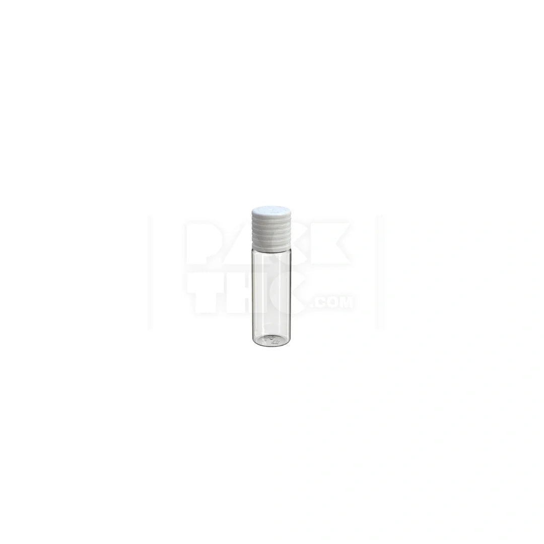 16.5ml spiral cr bottle clear natural white cap 1000 count
