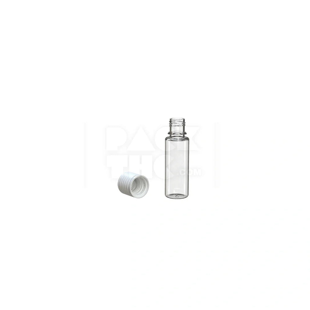 16.5ml spiral cr bottle clear natural white cap 1000 count