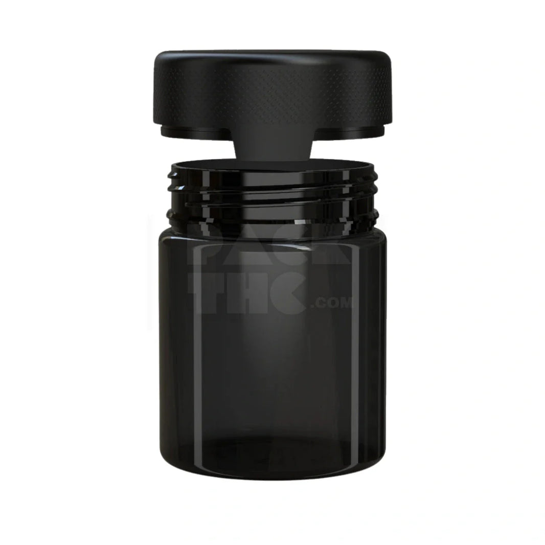 image 18.5oz aviator cr xl container translucent black 60 count