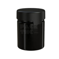 18 5oz 550cc aviator cr xl container with integrated liner tamper evident break off band opaque black container with opaque black closure 60 count