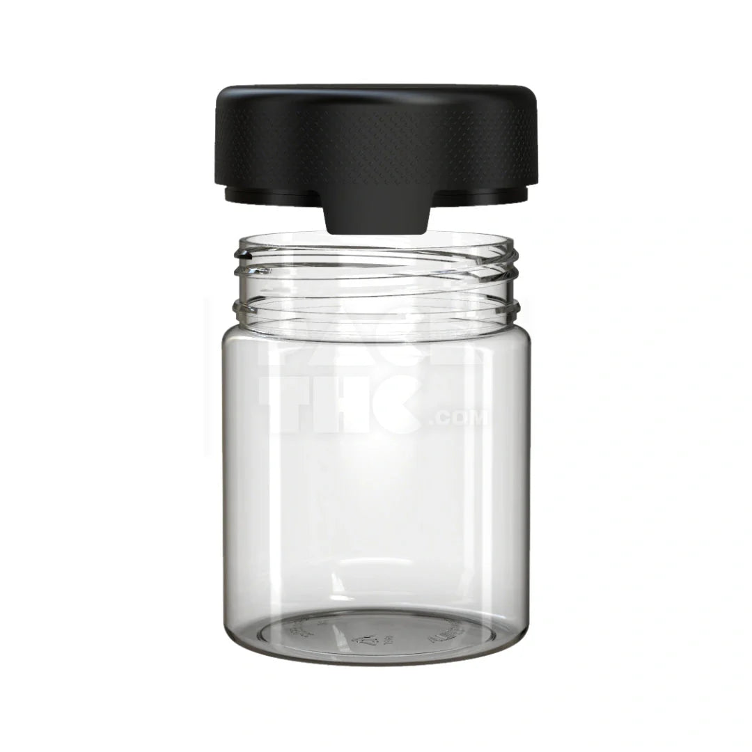 18.5oz aviator cr xl container clear natural black cap 60 count