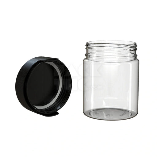 18.5oz aviator cr xl container clear natural black cap 60 count