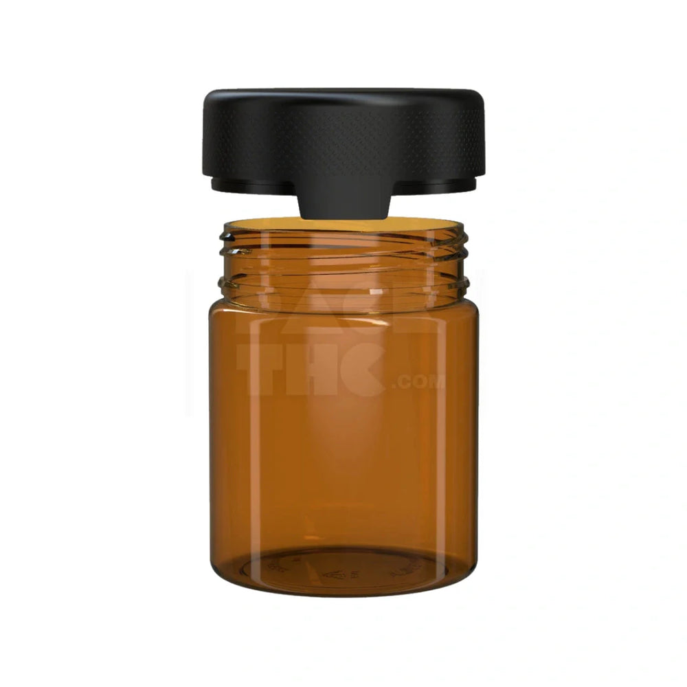 18.5oz aviator cr xl container translucent amber 60 count