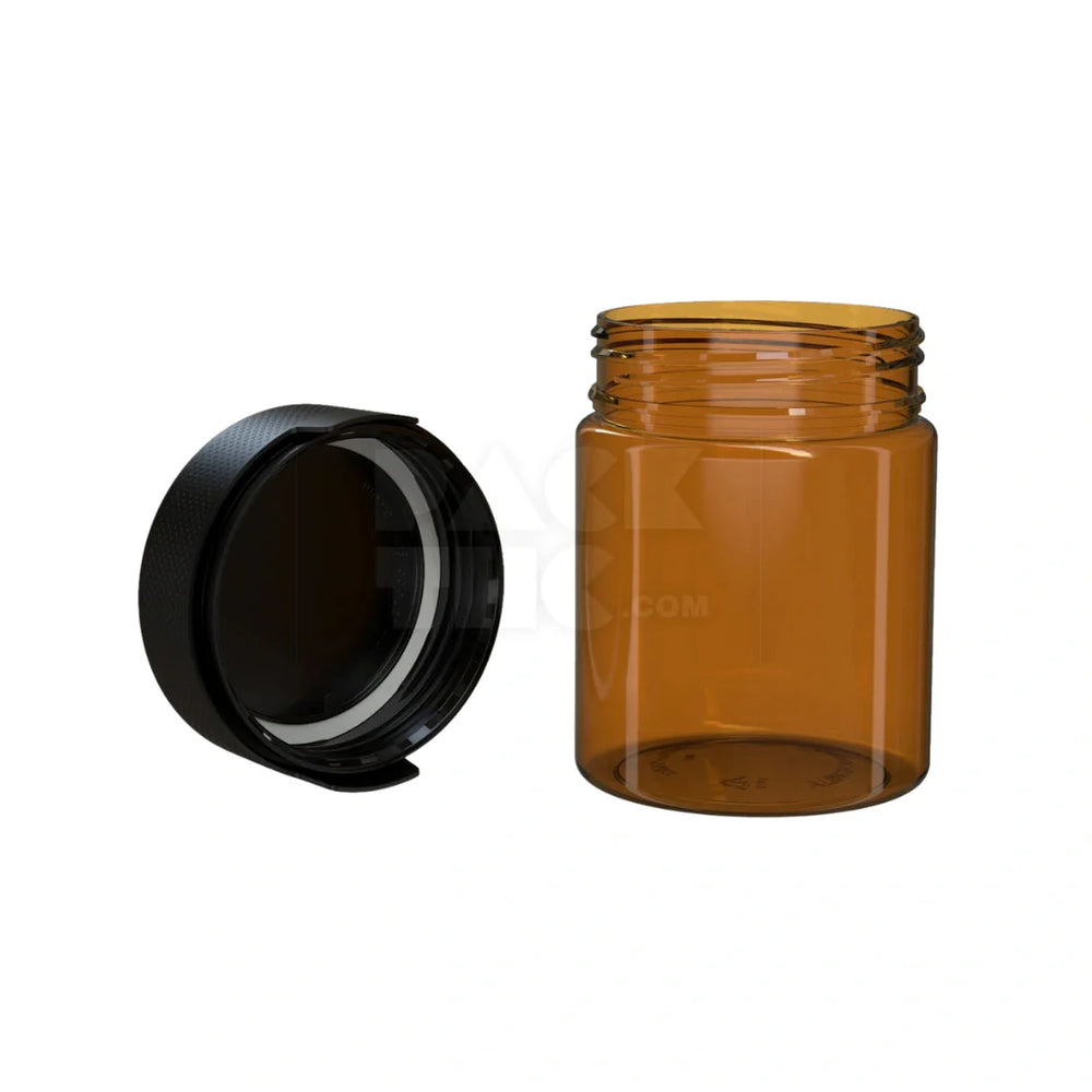18.5oz aviator cr xl container translucent amber 60 count
