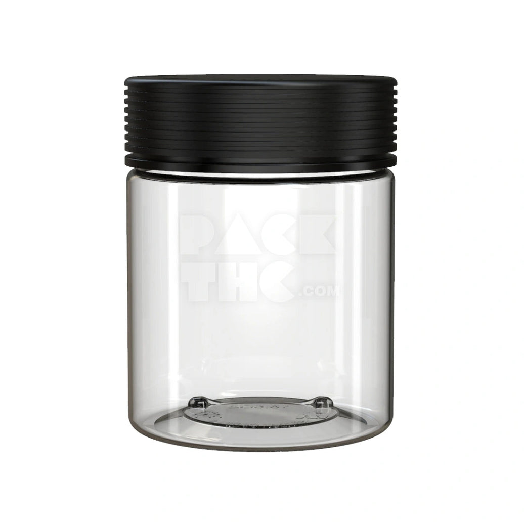 18.5oz 550cc spiral cr xl container clear natural black cap 60 count