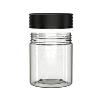 18.5oz 550cc spiral cr xl container clear natural black cap 60 count