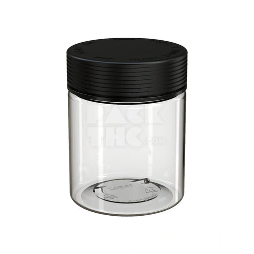 18.5oz 550cc spiral cr xl container clear natural black cap 60 count
