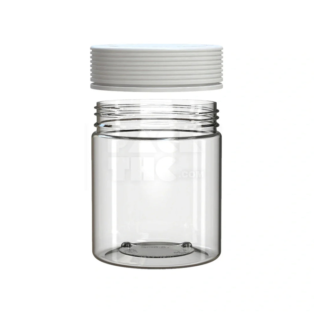 18.5oz 550cc spiral cr xl container clear natural white cap 60 count
