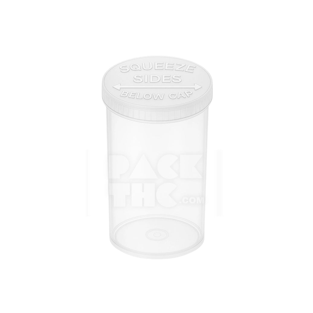 19 DRAM POP TOP VIAL - 1/8OZ - CLEAR | Airtight Jar | PackTHC - (225)