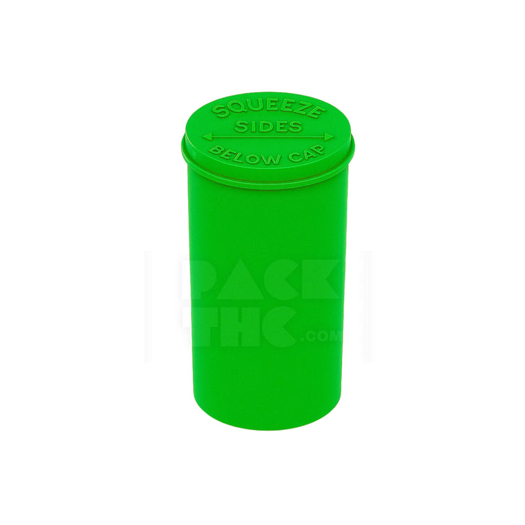 19 dram pop top vial 1 8oz green
