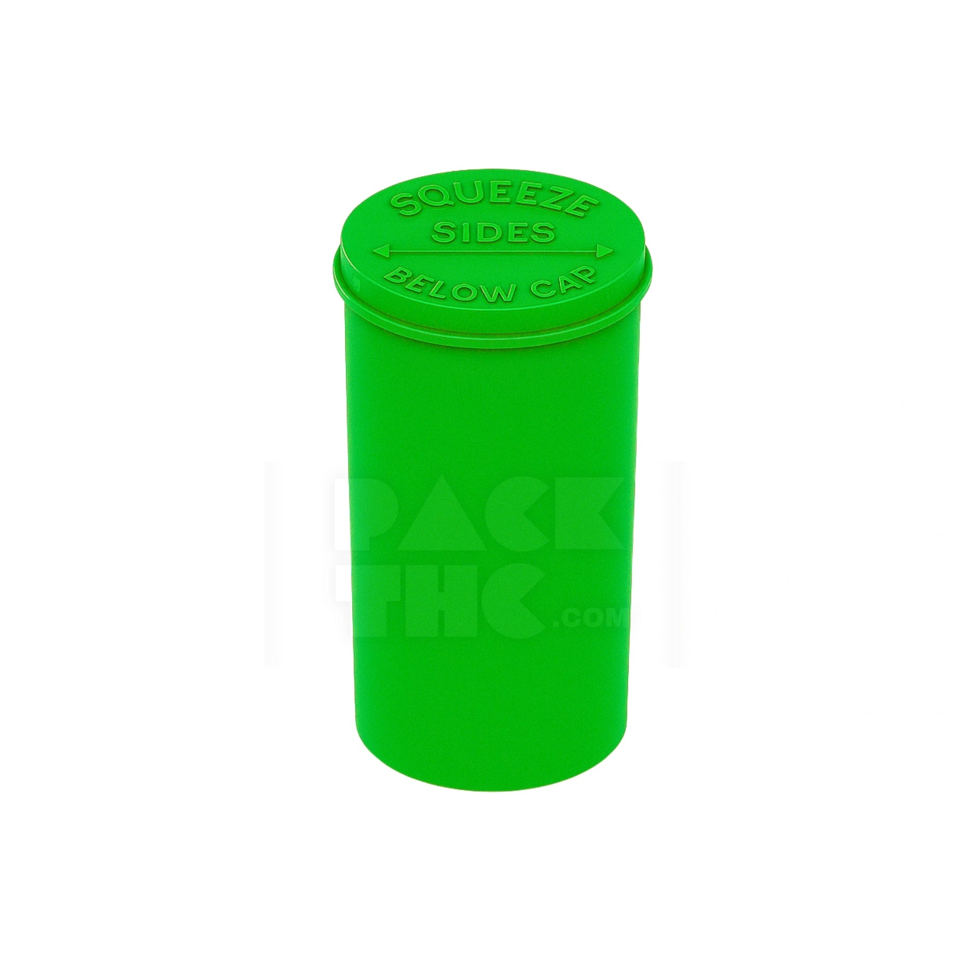 19 dram pop top vial 1 8oz green